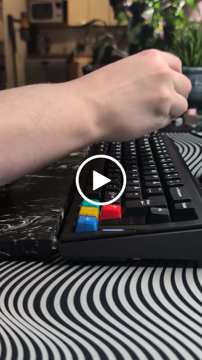 Customer video review of KEYGEEK Y3X LINEAR SWITCH FACTORY LUBED (10PCS)