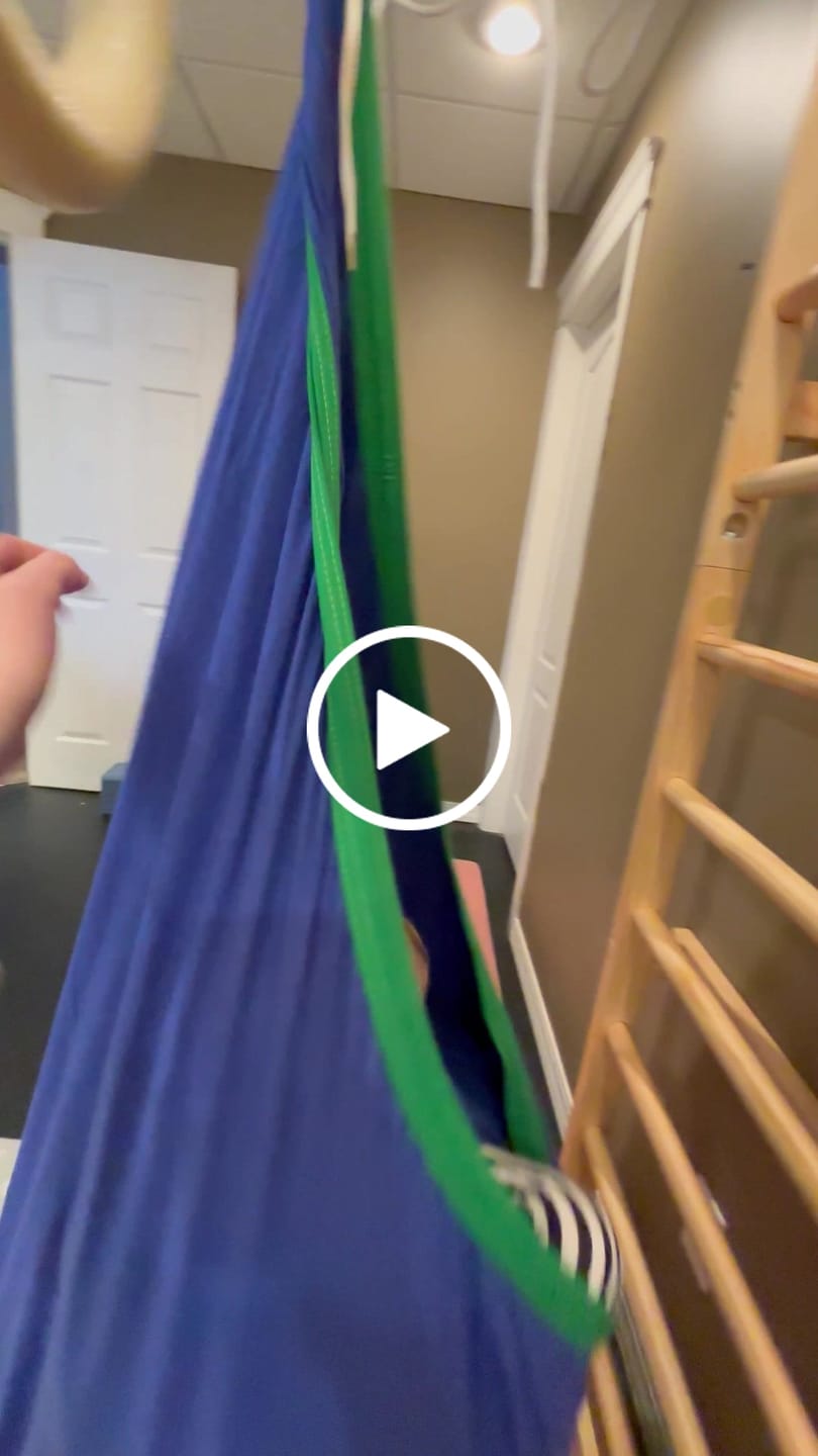 Customer video review of Avenlur Sensory Swing Hammock – Tear Drop Attachment for Grove, Walnut, Neem & Betula Indoor Climbers