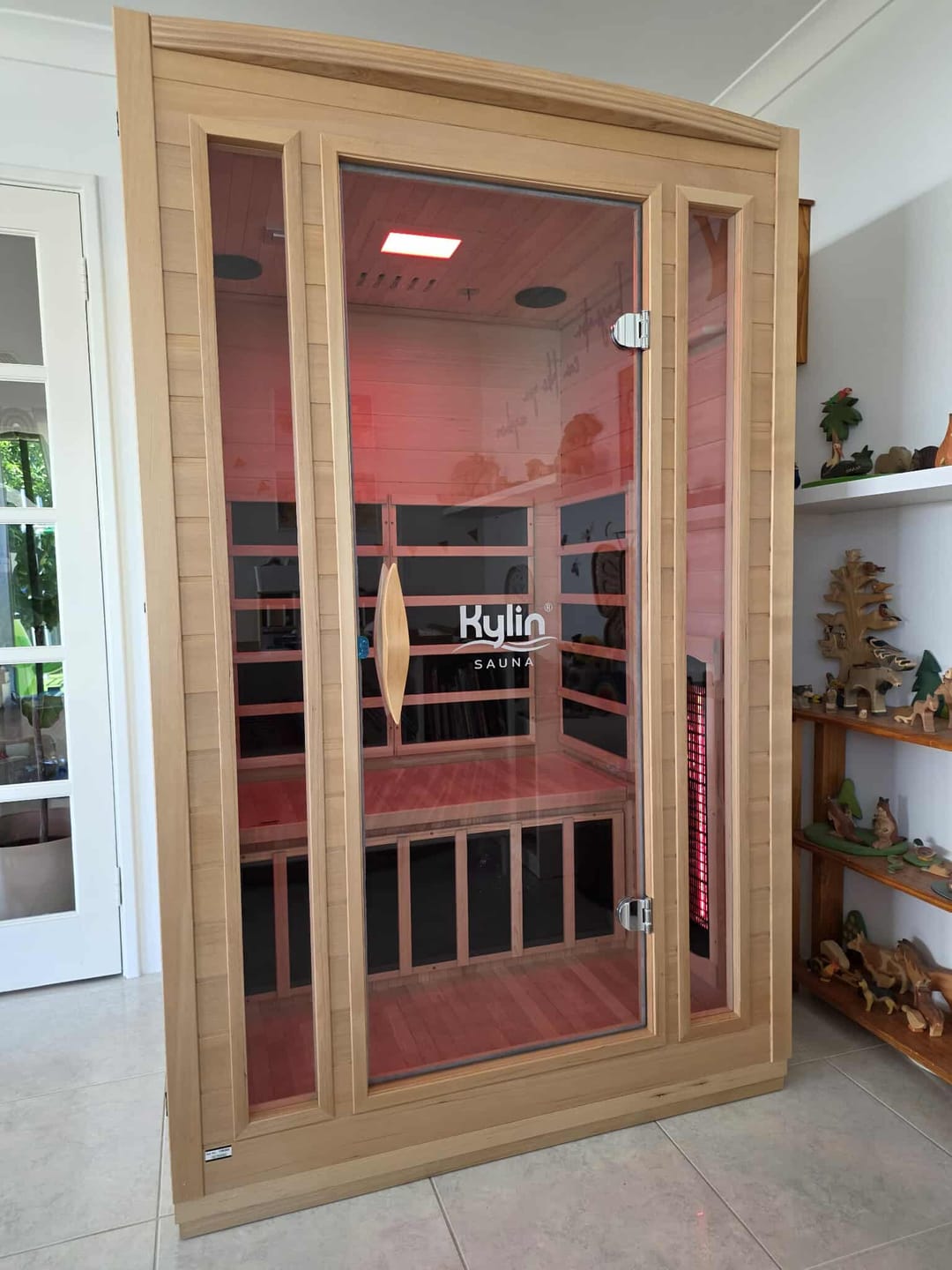 Customer photo review of Kylin Full Spectrum Low EMF Carbon Far Infrared Sauna 2 people - K8200 FS
