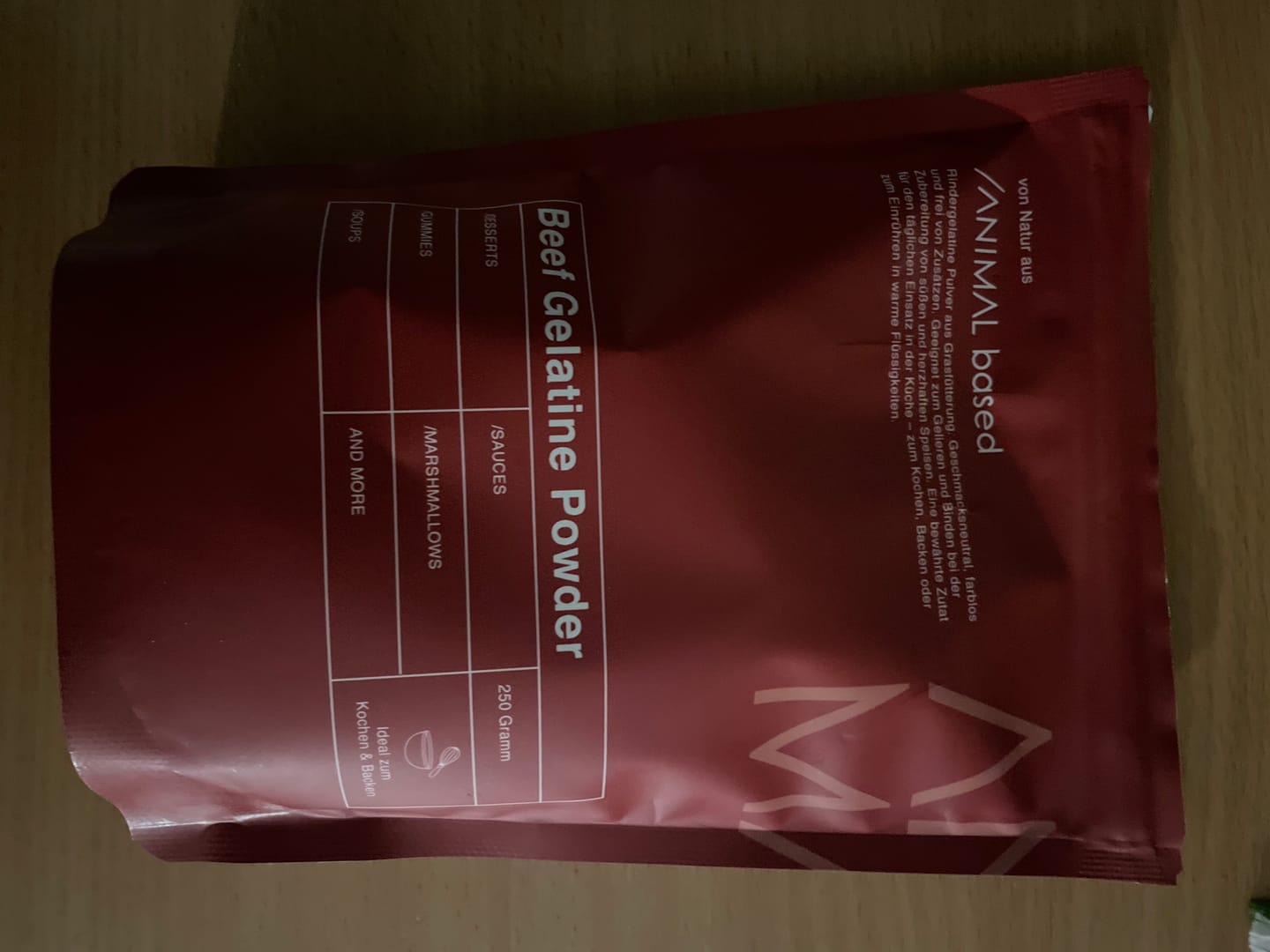 Customer photo review of Rindergelatine Pulver - Grass Fed Beef Gelatine
