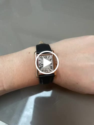 Customer video review of TANK SOLO QUARTZ CROCODILE SKIN