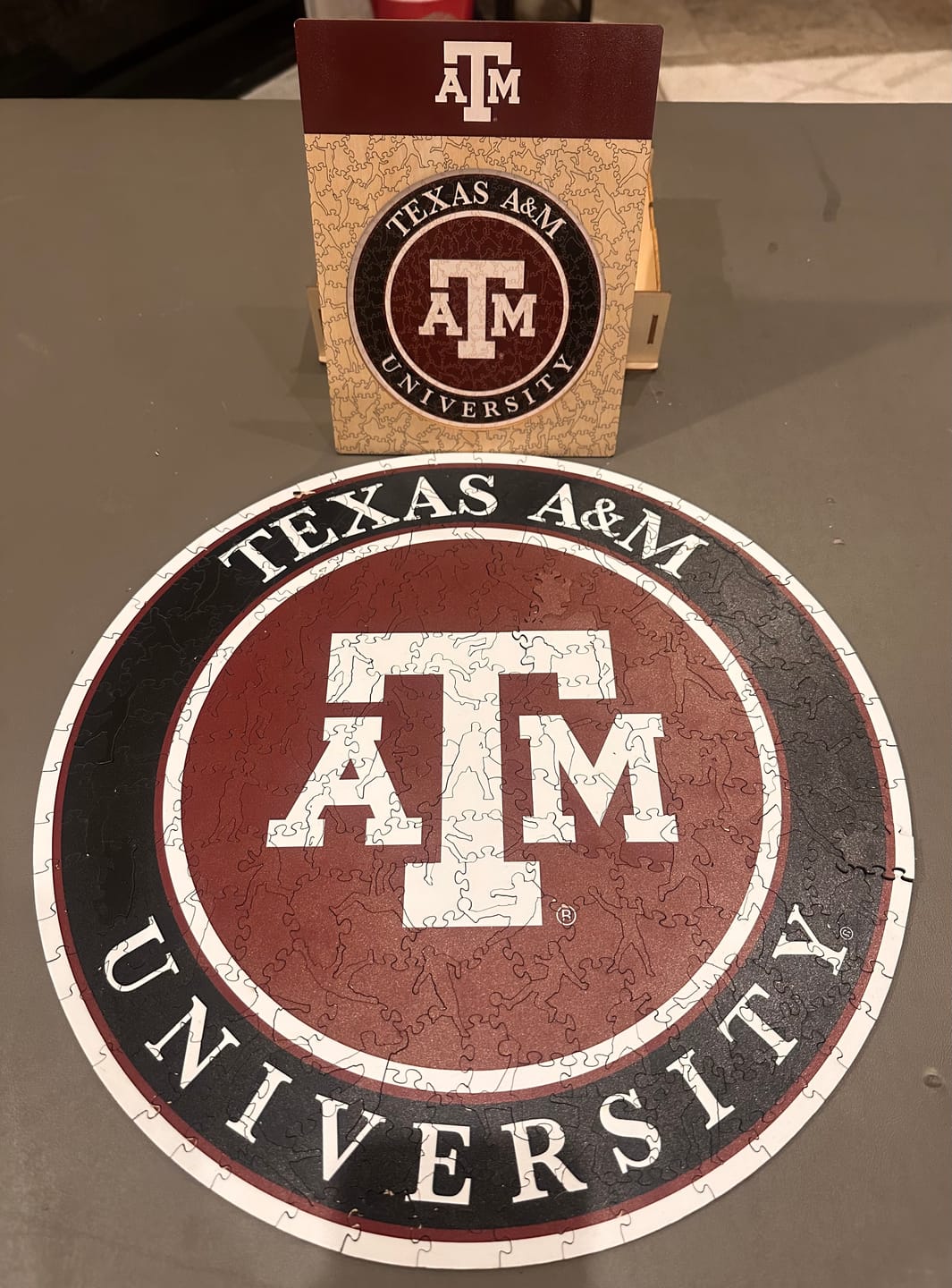 Customer photo review of Texas A&M University - Wooden Puzzle