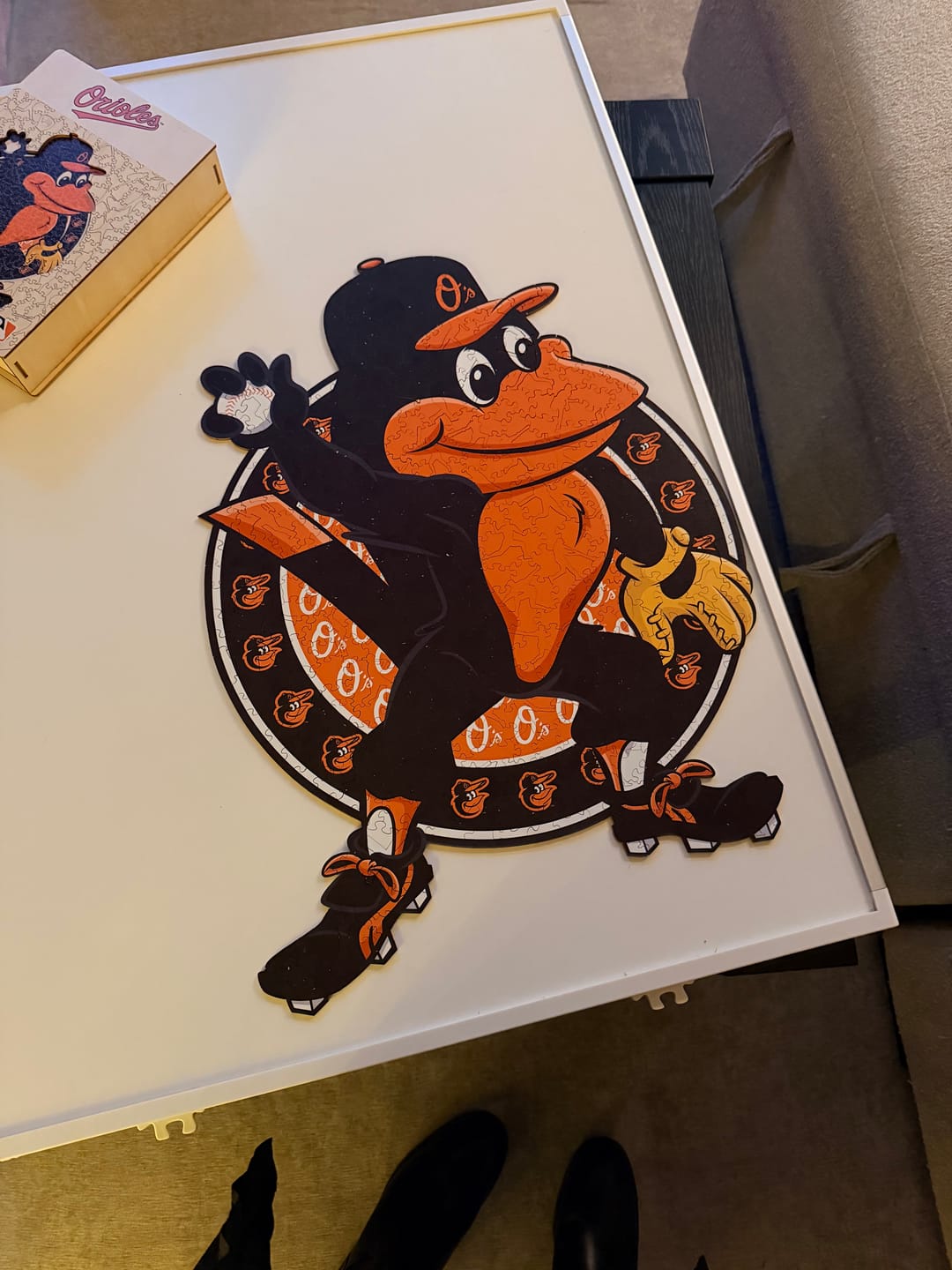 Customer photo review of Baltimore Orioles™ Mascot - Wooden Puzzle