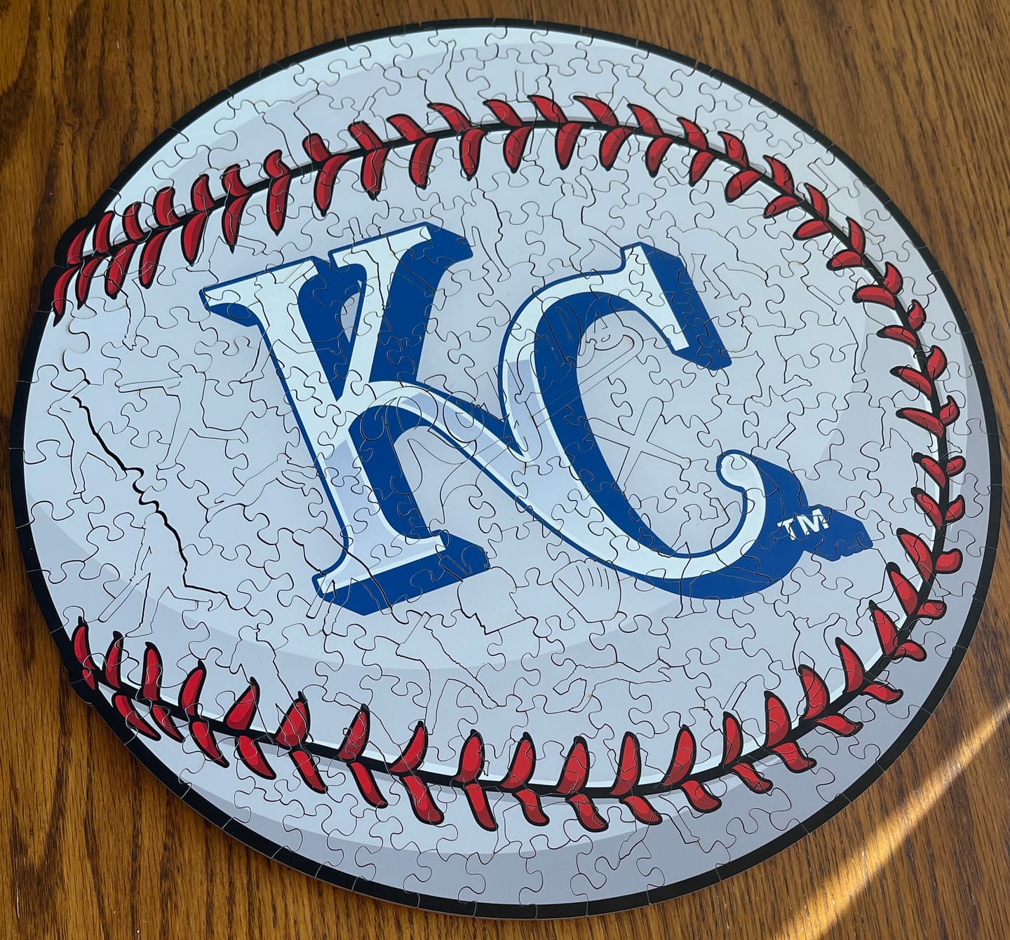 Customer photo review of Kansas City Royals™ - Wooden Puzzle