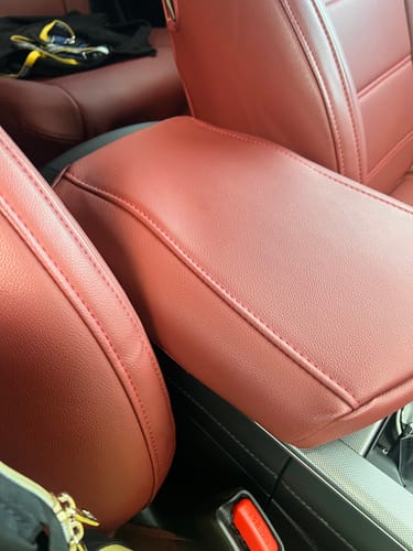Customer photo review of Custom Fit Center Console Cover
