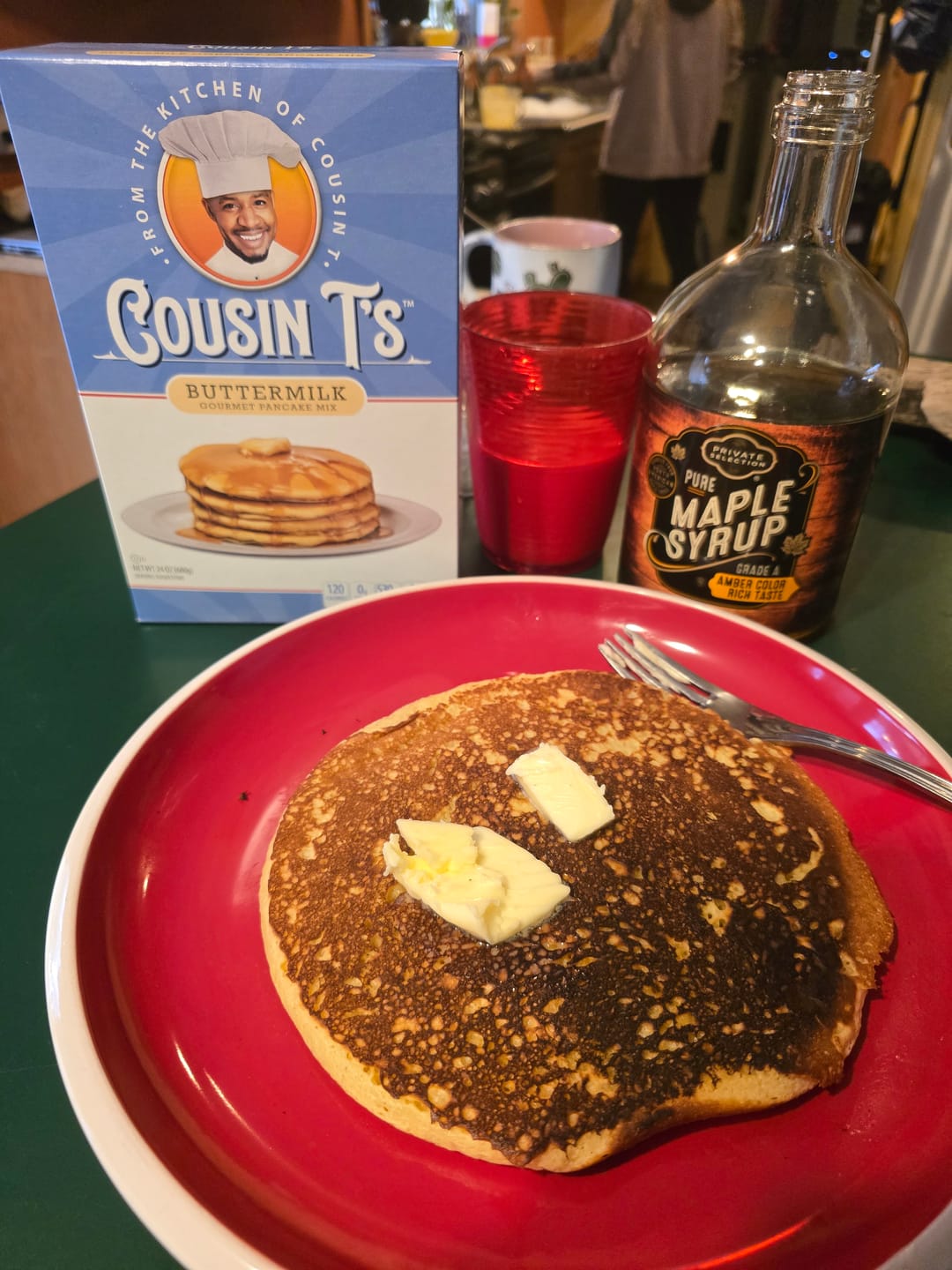Customer photo review of Cousin T's Buttermilk Gourmet Pancake Mix