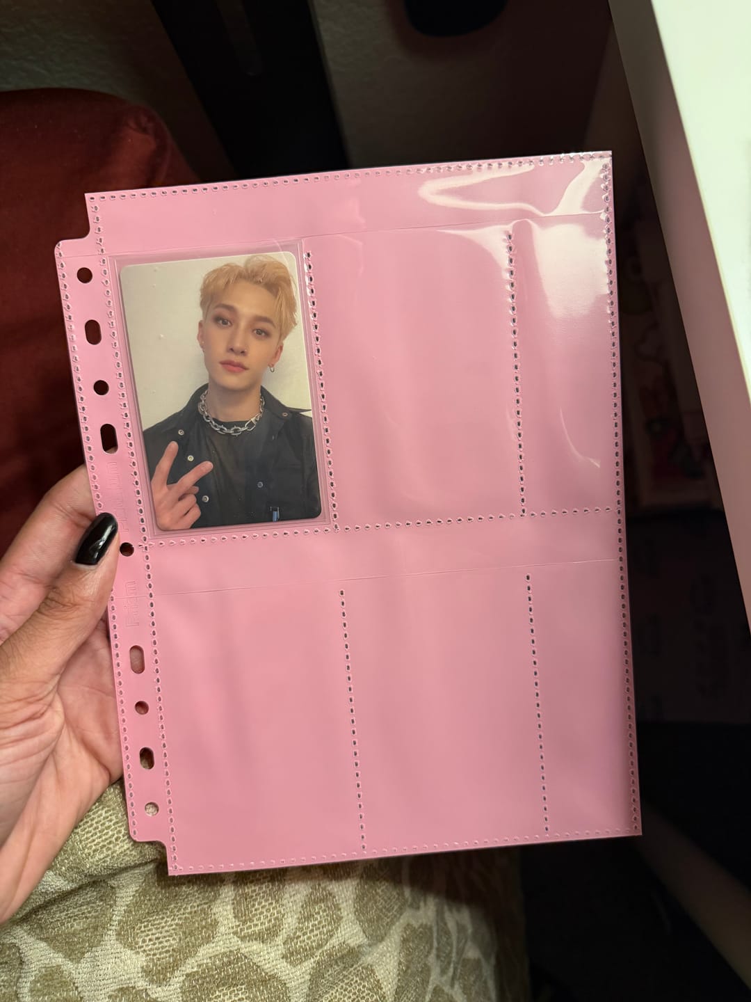 Customer photo review of Custom A5 4-Pocket Pages - Slim + Note - Colored