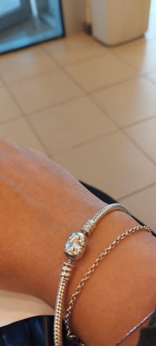 Customer photo review of Pulsera Pretty  l Plata 925 l Europea para Charms