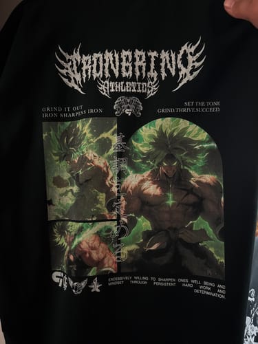 Customer photo review of [Limited Edition] 'Dragon Ball: Broly' Back T-Shirt (TS)