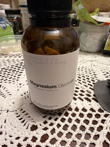 Customer photo review of Magnesium Glycinate (Pure & Unbuffered) - 110 Capsules