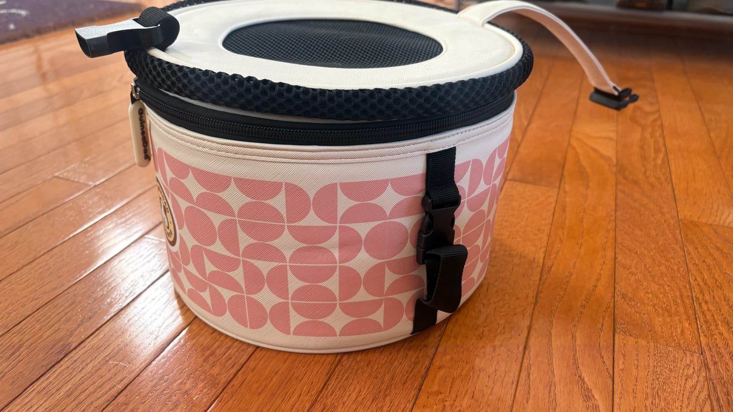 Customer photo review of GuineaDad Travel Tower – The Ultimate Guinea Pig Travel Carrier
