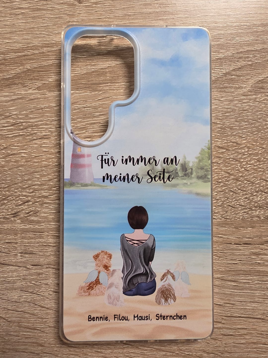 Customer photo review of Unterwegs mit Haustier - Individuelle Handyhülle