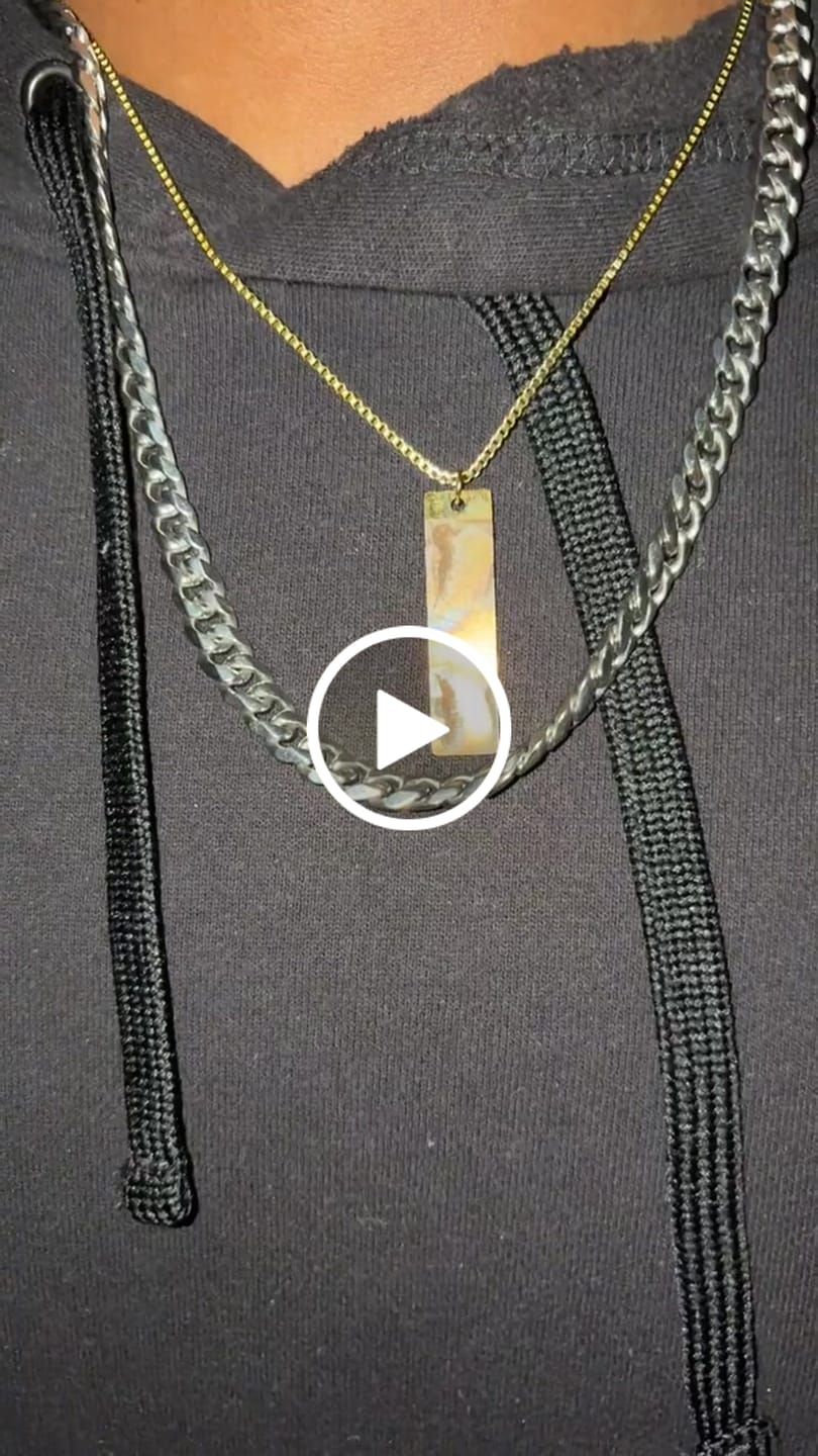 Customer video review of Personalized Eye Photo Necklace