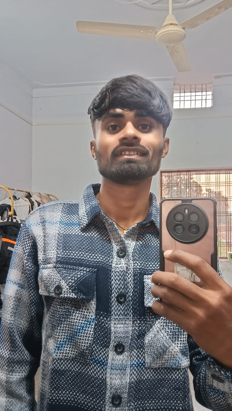Customer photo review of Grey And Navy Structured Checks Shirt