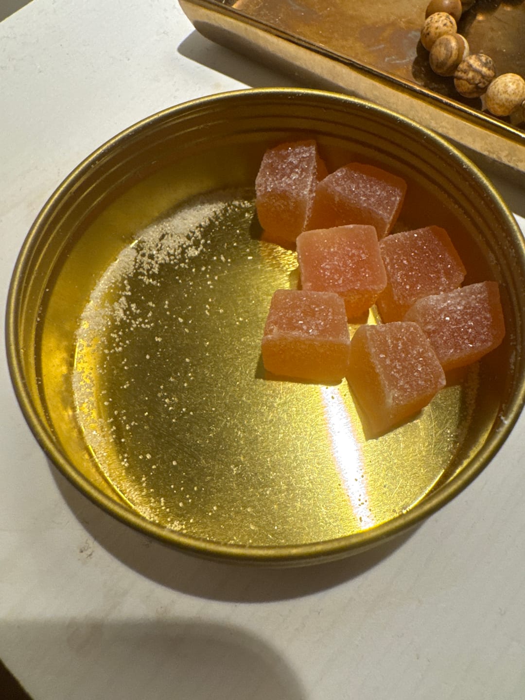 Customer photo review of "Just Peachy" CBD Gummies