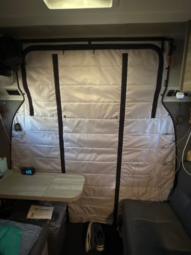 Customer photo review of Sprinter - Cab Partition