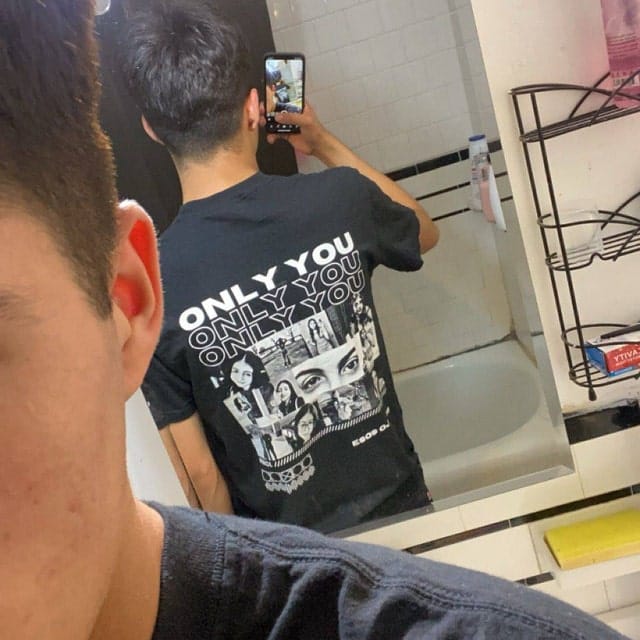 Customer photo review of Custom Only You Photo Tee/Crewneck/Hoodie