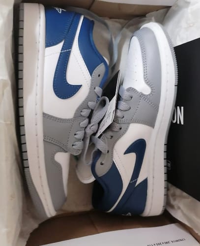 Customer photo review of Nike Air Jordan 1 Low 'Stealth' Women's