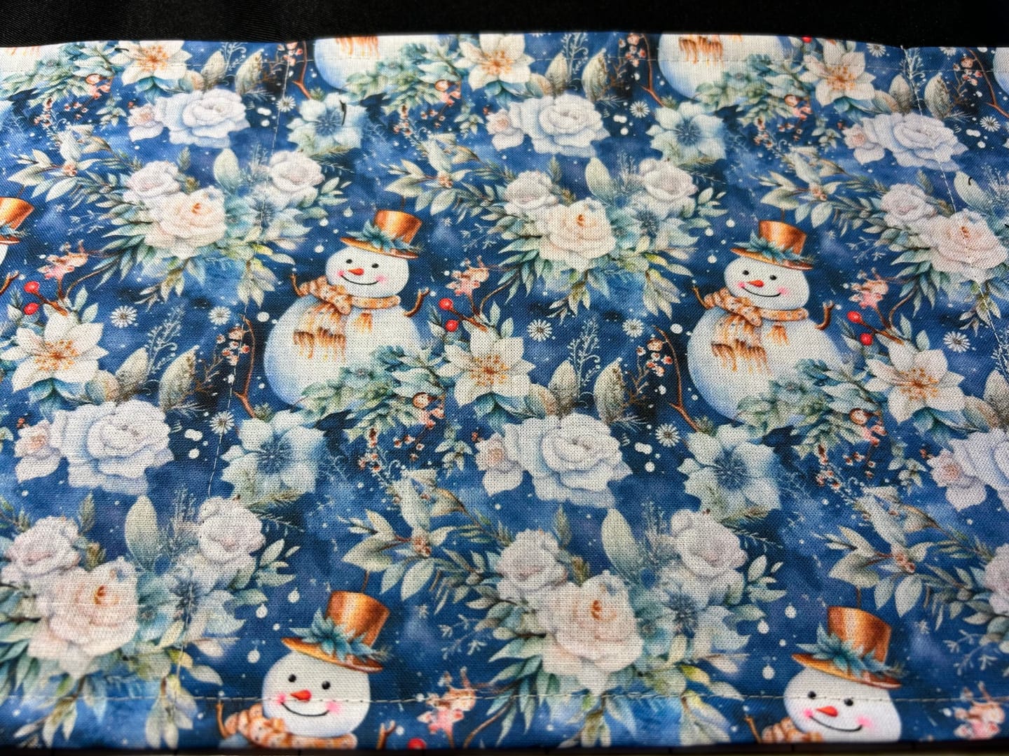 Customer photo review of Jolly Snowmen Pattern #15 Fabric