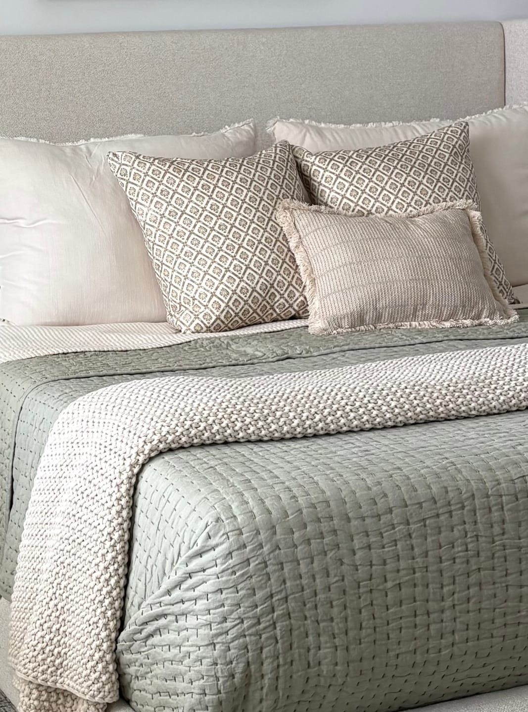 Customer photo review of Evie in Linen - 18" | 20" |  22" | 26"