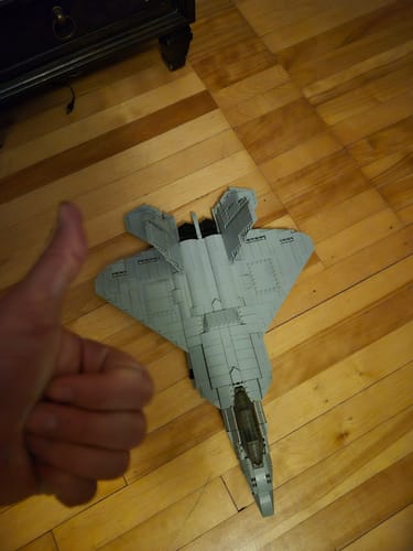 Customer photo review of F-22 Raptor 1836pcs