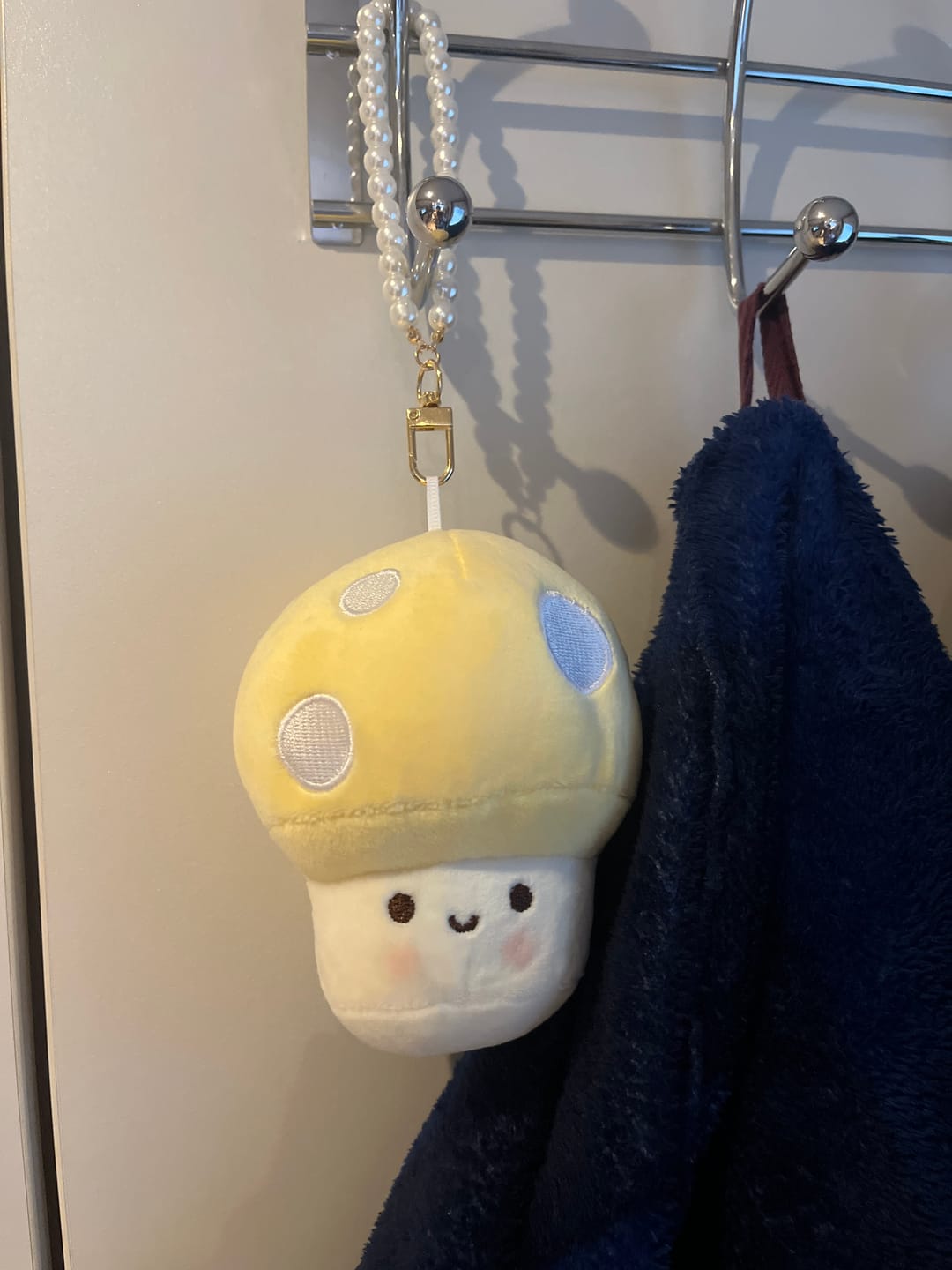 Customer photo review of Mini Mushroom Pendant Plushie