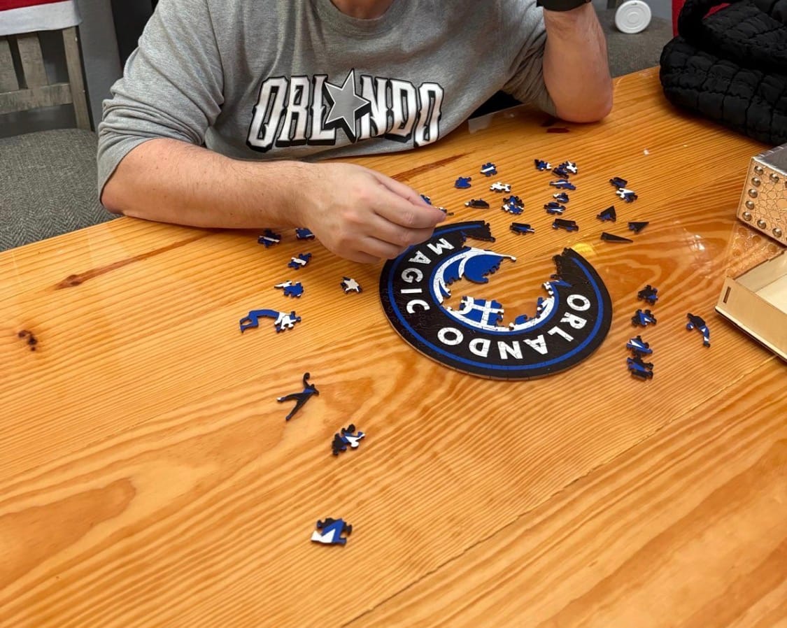 Customer photo review of Orlando Magic™ - Wooden Puzzle