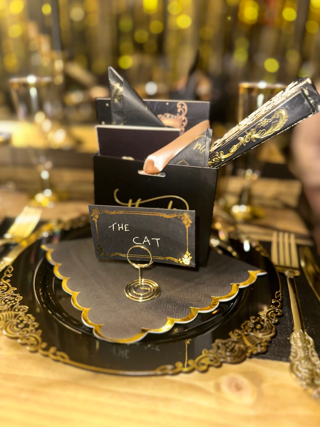 Customer photo review of Masquerade Ball/Carnival Murder Mystery Host Your Own Game Kit