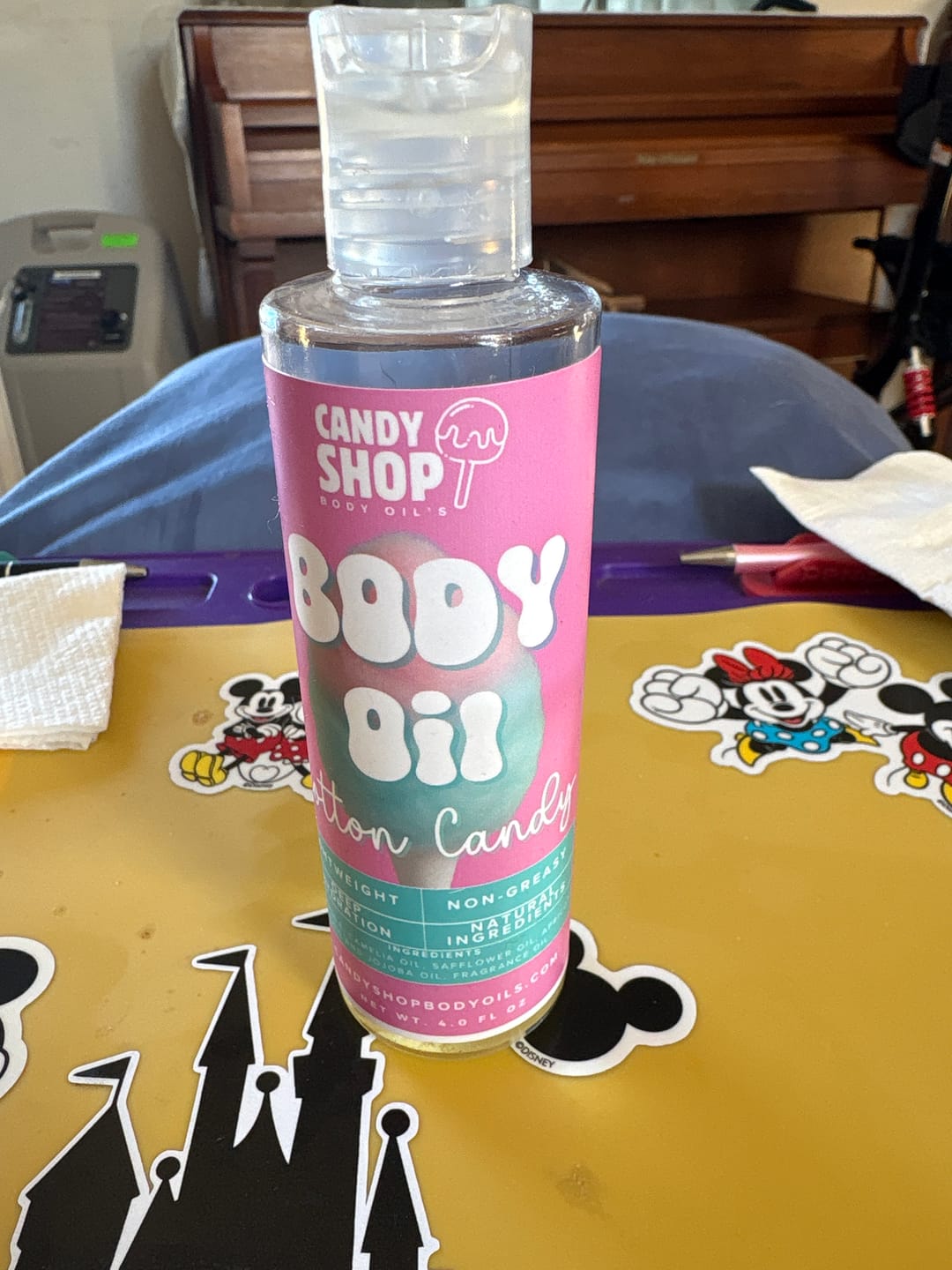 Customer photo review of Cotton Candy Body Oil