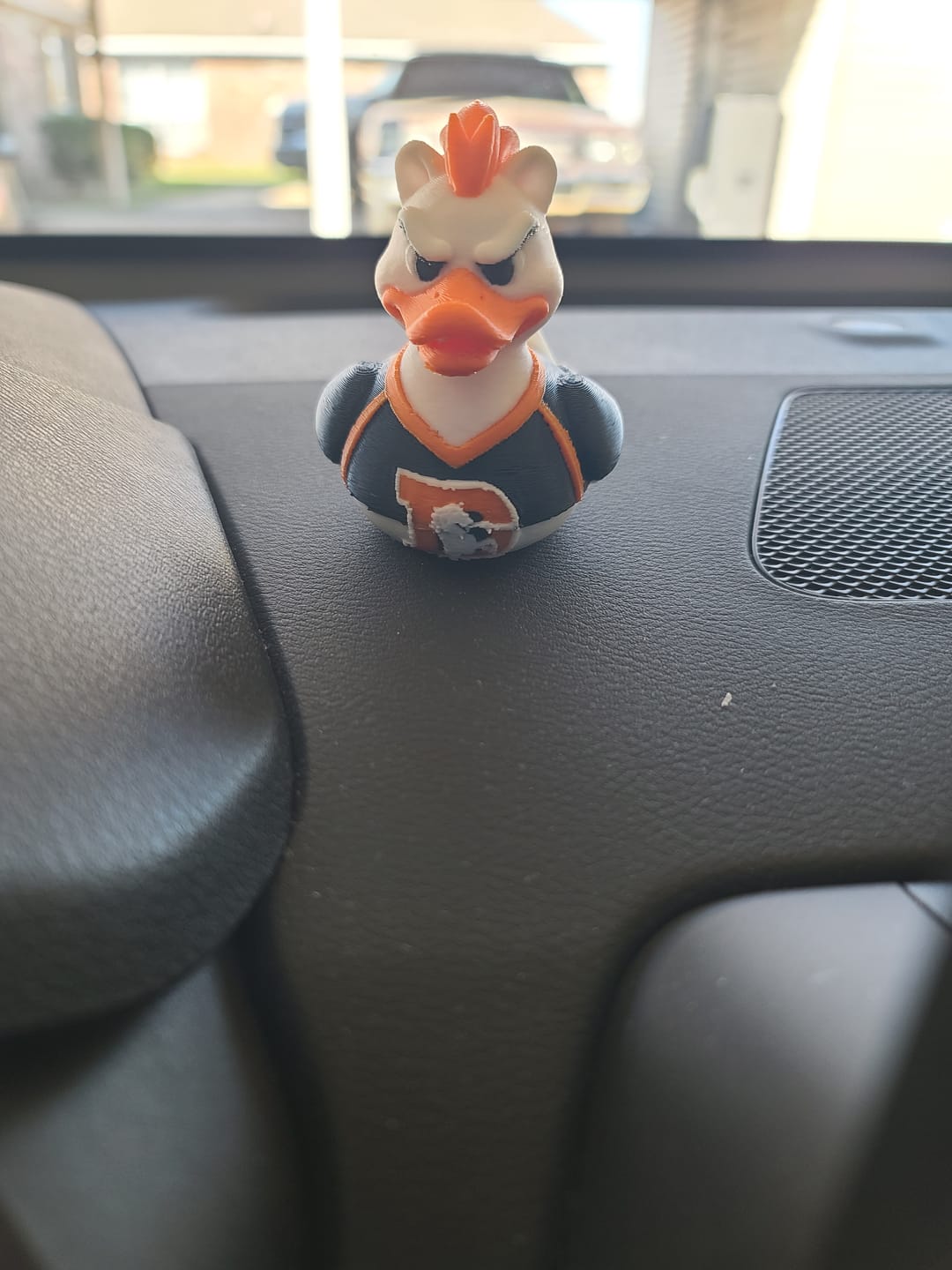 Customer photo review of DENVER BRONCOS DUCK – BUILT FOR SUNDAYS. READY FOR GAME DAY.
