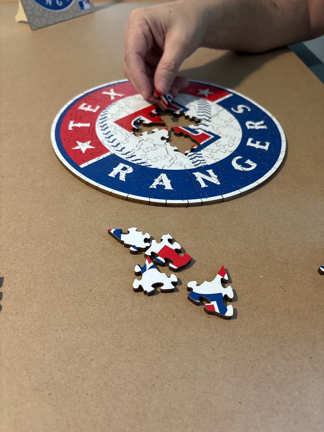 Customer photo review of Texas Rangers™ - Wooden Puzzle