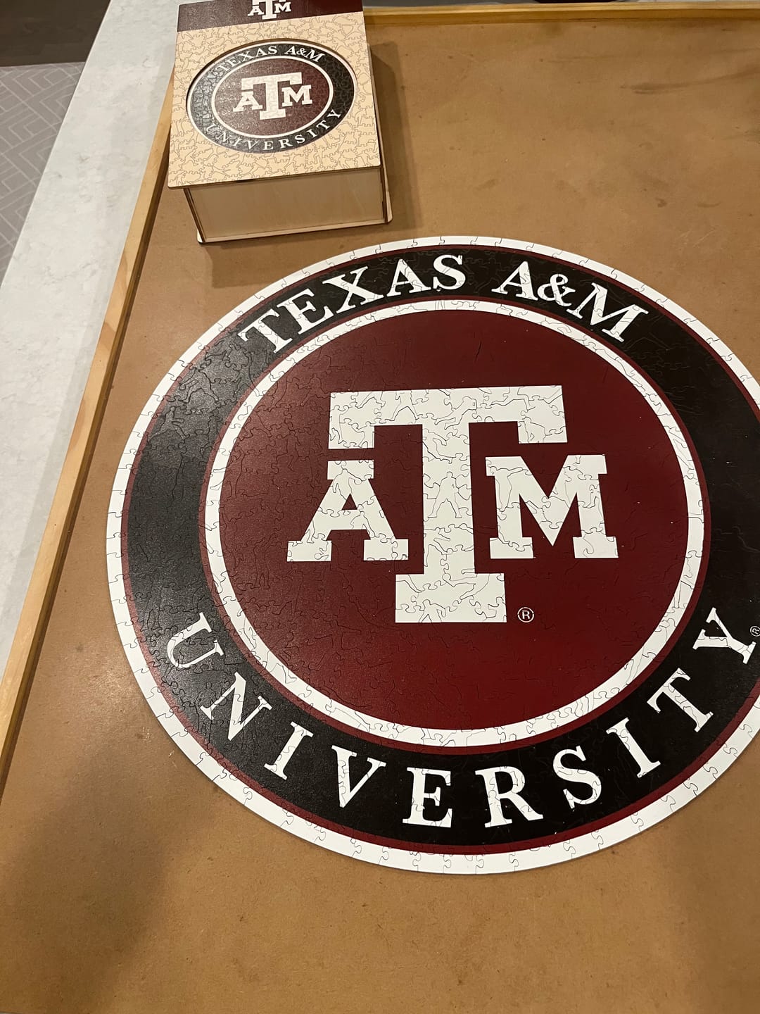 Customer photo review of Texas A&M University - Wooden Puzzle
