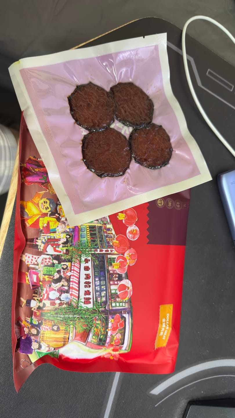 Customer photo review of BBQ Dollar Meat (Coin) Pork Dried Meat Bakkwa