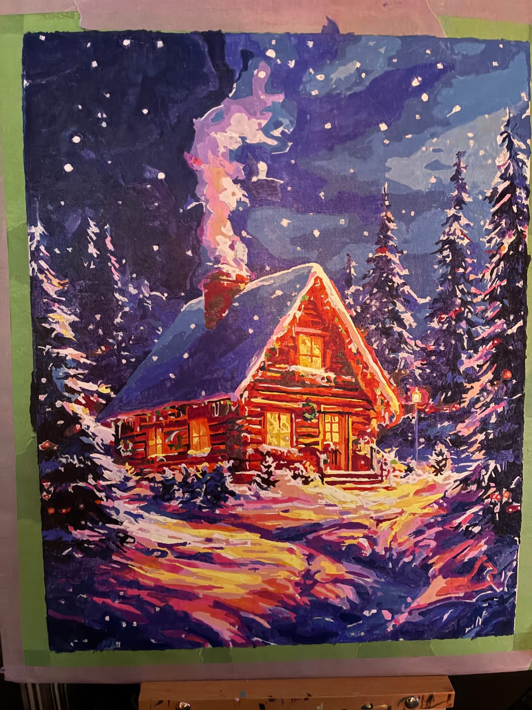 Customer photo review of Festive Winter Scene