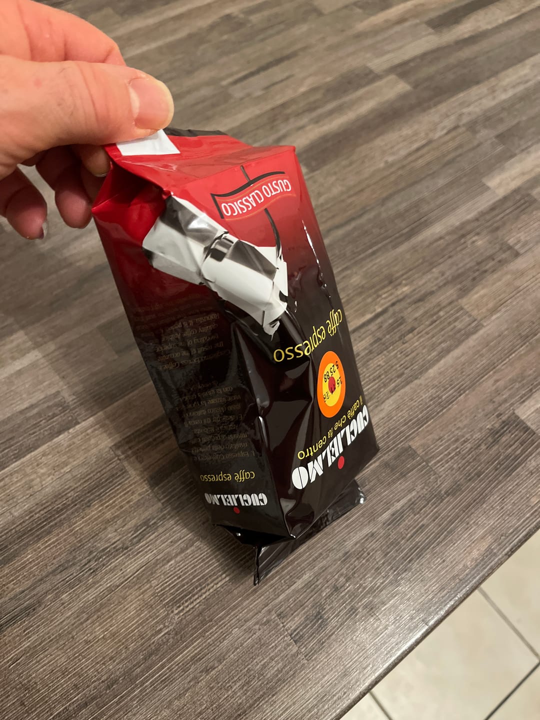 Customer photo review of Guglielmo Classico MOKA 250g gemahlen