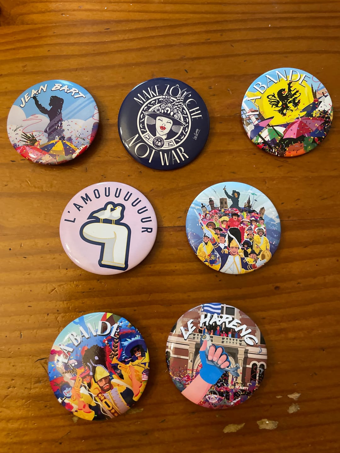 Customer photo review of Badges Carnaval de Dunkerque