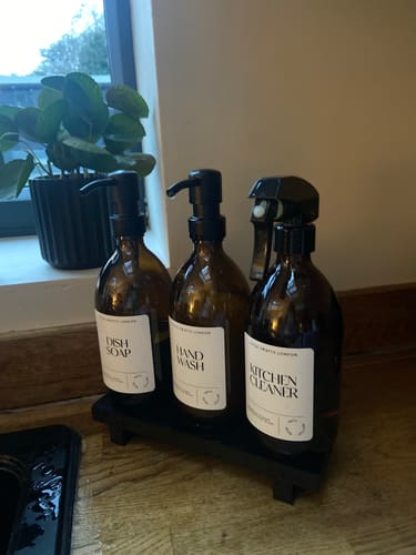 Customer photo review of 500 ML Glass Bottle with Spray Head