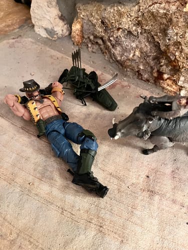 Customer photo review of G.I. Joe Classified Series Dreadnok Gnawgahyde and pets Porkbelly & Yobbo 6-Inch Action Figure