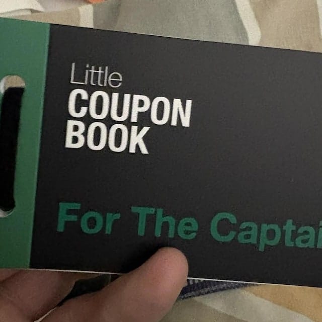 Customer photo review of Fully Customisable Coupon Book