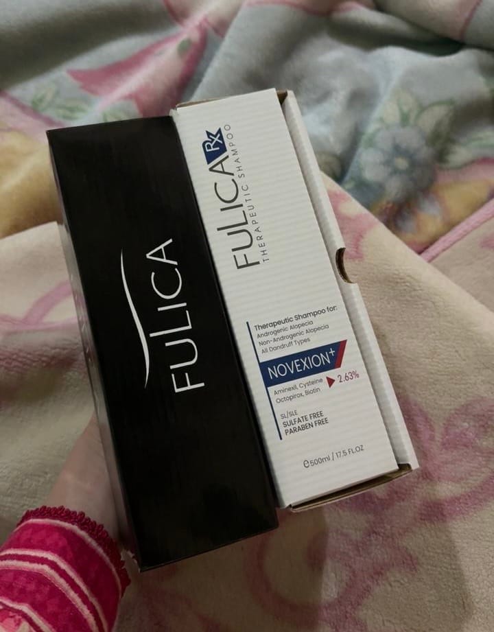 Customer photo review of Fulica Rx™ - Novexion⁺ Anti-Dandruff Shampoo