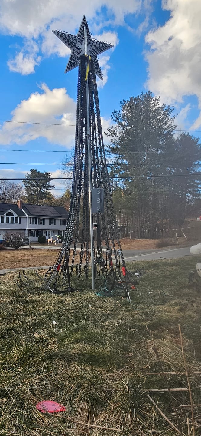 Customer photo review of TorkStrap M500 | 14'x1'' Spring Loaded Tie Down Straps - Adapts to Load Shifts - 1500lbs Max Load - Just Pull Alternative to Ratchet Straps with Hooks - For Securing Motorcycles, Kayaks, ATVs