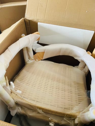 Customer photo review of SALTA - Lot de 2 chaises en bois massif et corde