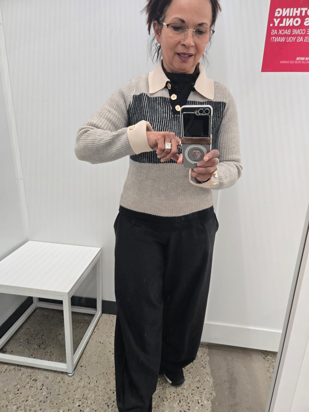 Customer photo review of Barrel Pant Fleece