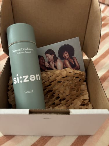 Customer photo review of Aluminium Free Natural Deodorant – Santal | Si:zen