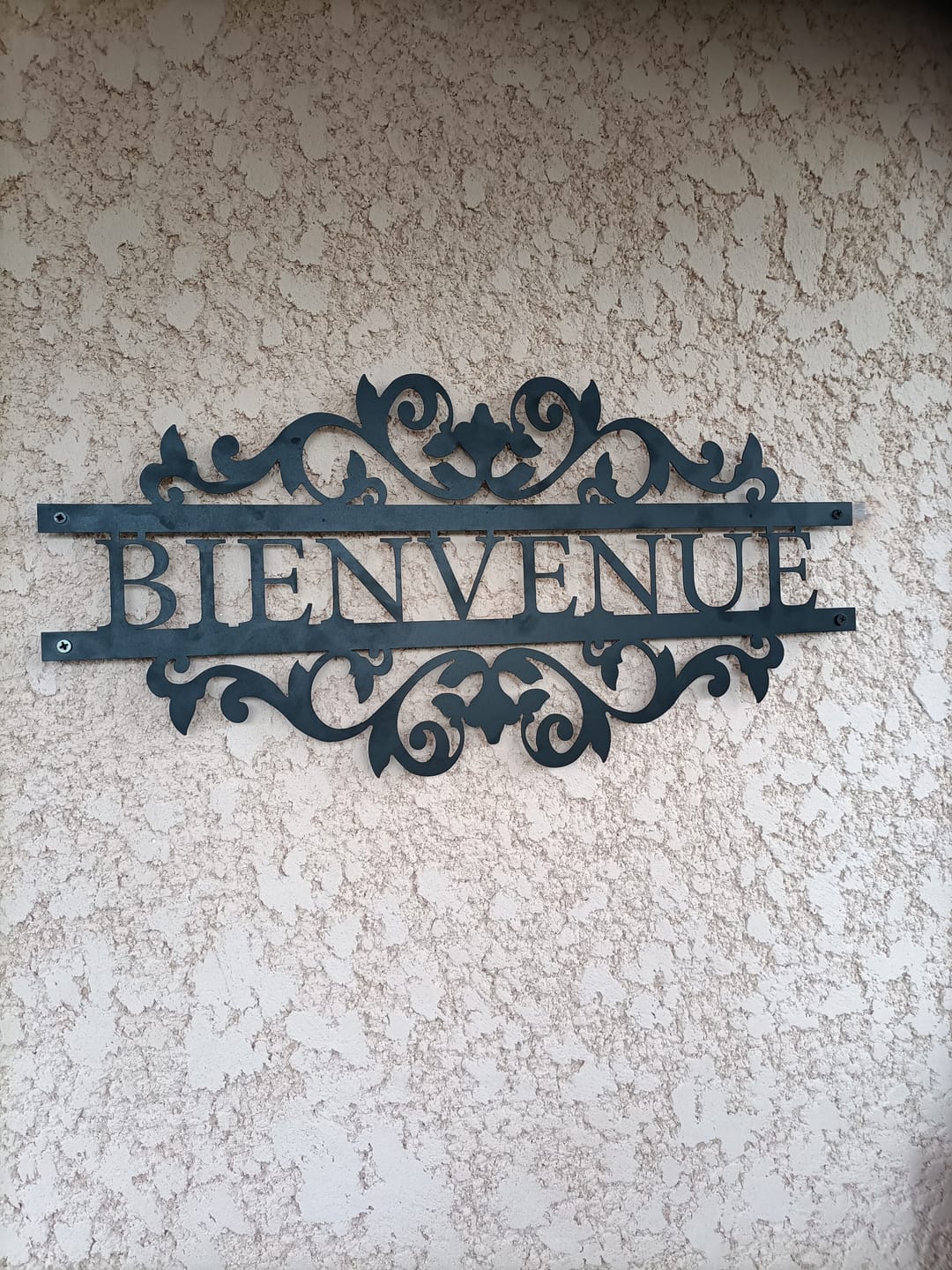 Customer photo review of Décoration Murale en Métal - Bienvenue