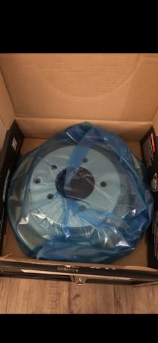 Customer photo review of Front Rear Coated Disc Brake Rotors Kit For Hyundai Tucson Kia Sportage KG-101018
