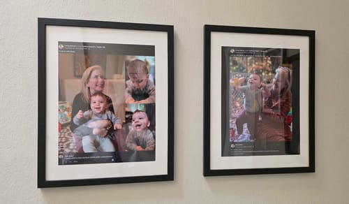 Customer photo review of 8.5x11 Photo Prints