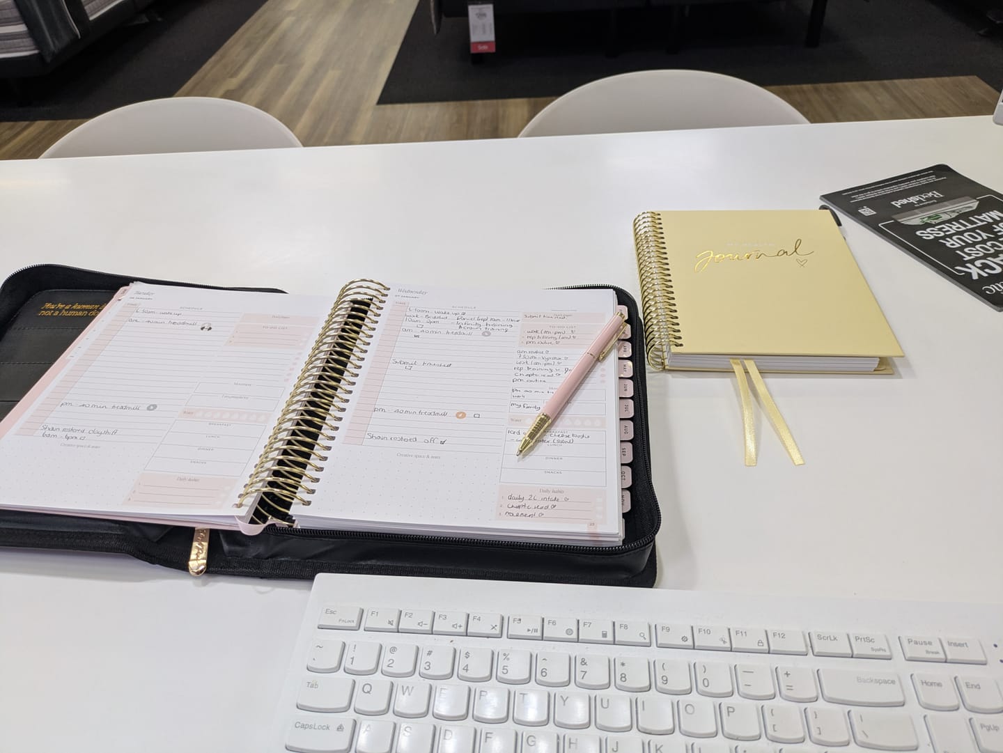 Customer photo review of 2026 Essential Planner - Blush