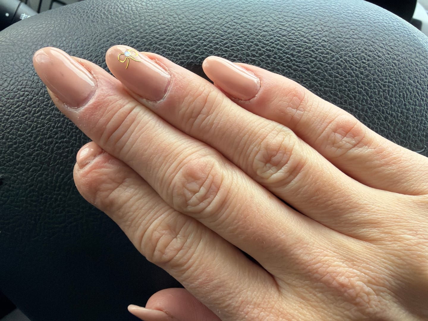 Customer photo review of Warm Nude Dipping Powder