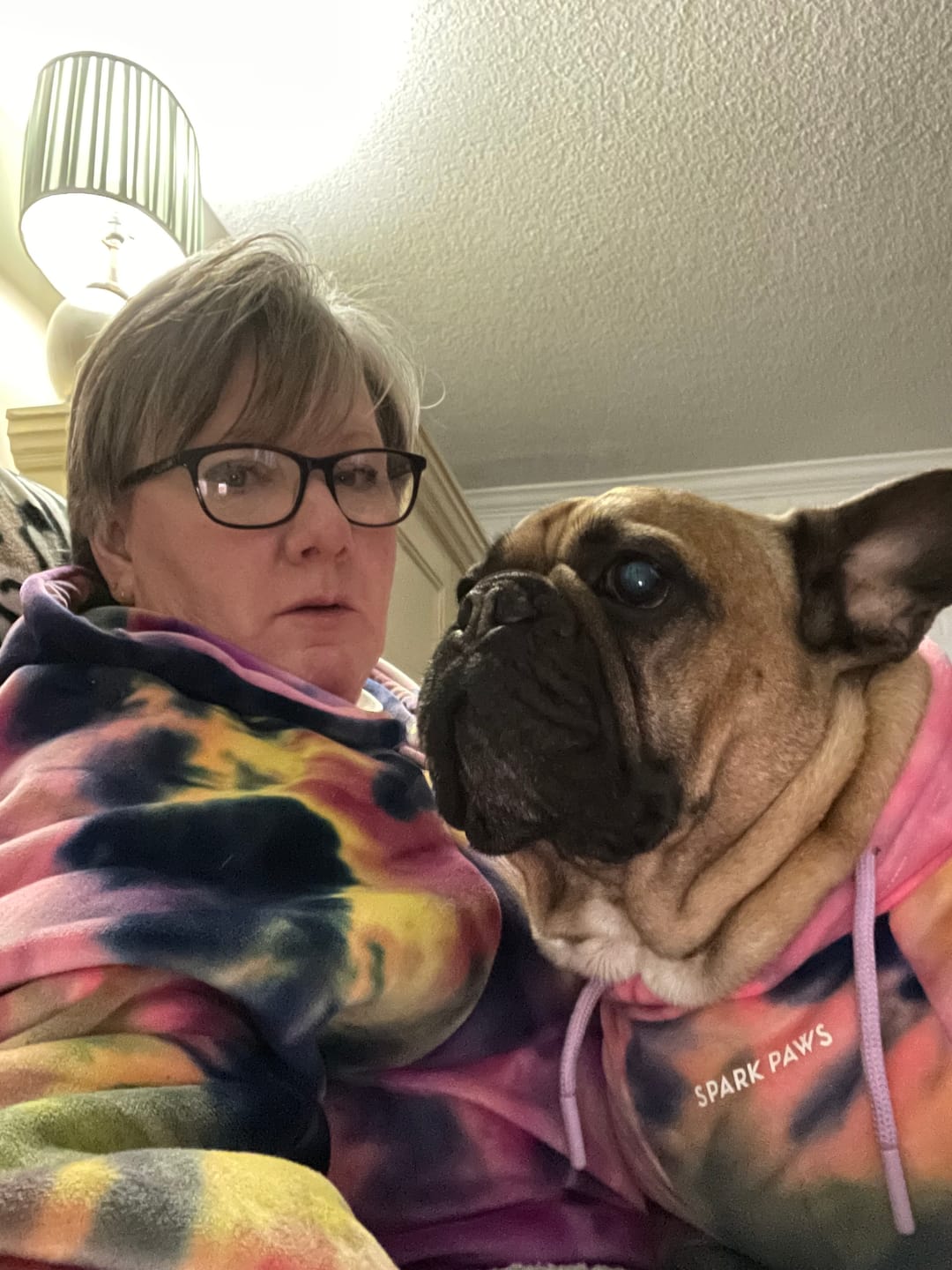 Customer photo review of Velvet Human Hoodie - Berry Lemonade